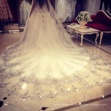 Luxury Bridal accessories Veil for wedding Heavy Beaded 3.5m*1.8m bridal veil